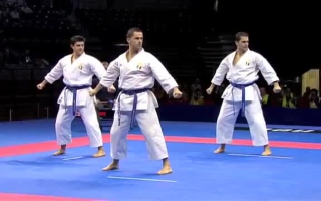 Italia vs Japón, Campeonato Mundial de Karate Belgrado 2010